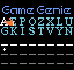 game genie patch code