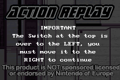 Action Replay v3 Disclaimer
